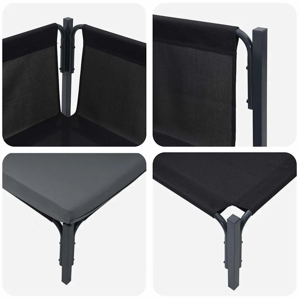 Mobili da Esterno 2 Pezzo Antracite 80 x 80 x 71 cm Acciaio 42009987