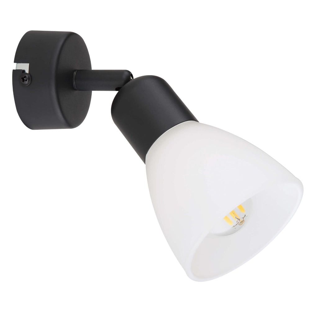 Applique Spot Malta Light Prestige nero/bianco 1xE14