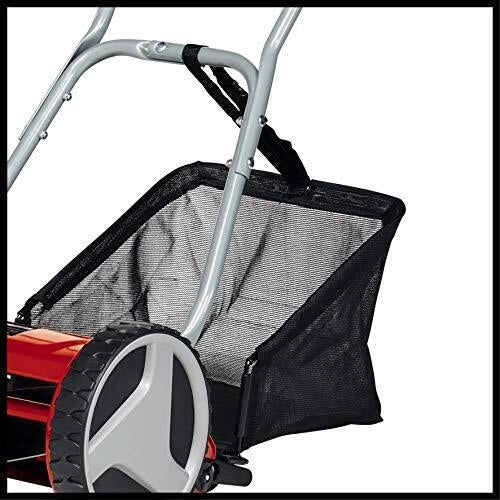Einhell GC-HM 300 Tosaerba Manuale a Spinta 30 cm 5 Lame Superficie 150 m² Cestello 16 L colore Nero Rosso