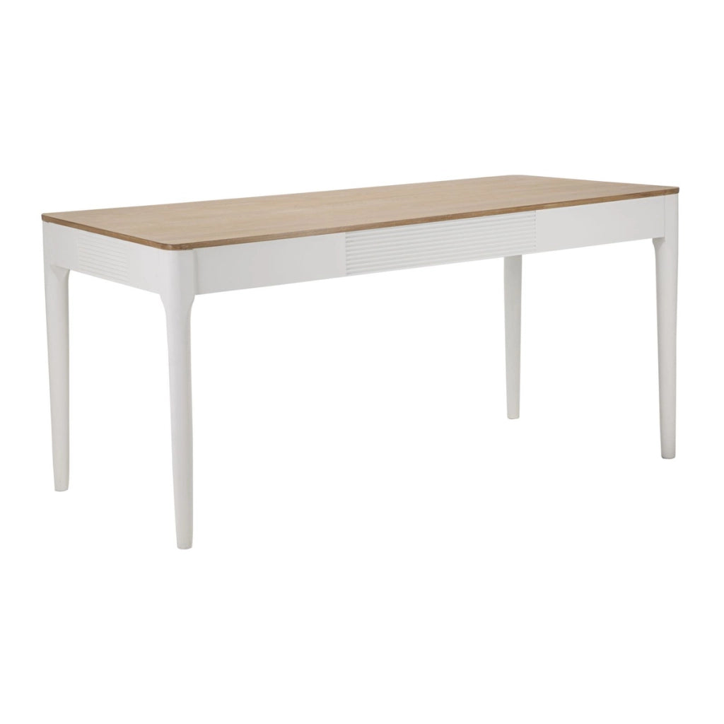 Tavolo VKH572, Bianco, Legno, 180x60x80 cm