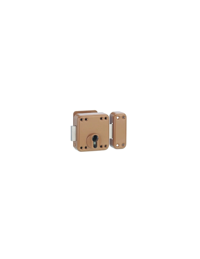 Cassa chiavistello RAFALE per cilindro europeo, epossidica bronzo – THIRARD