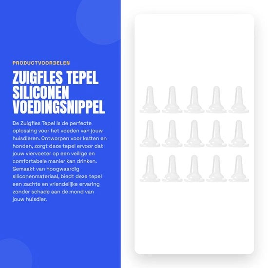 Flessa per animali - Bocchetta silicone - Adatto per gatti/cani - Facile da utilizzare