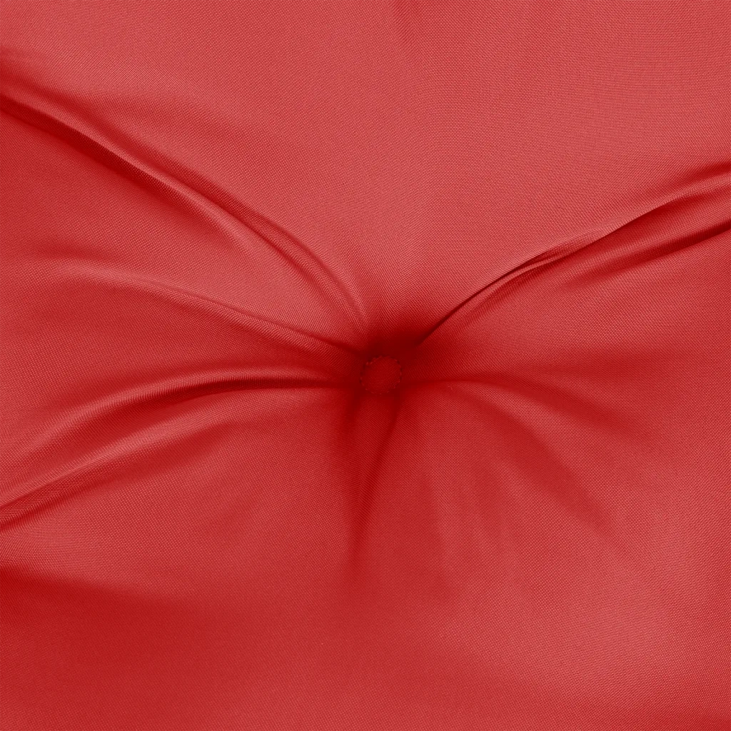Cuscino per pallet | Cuscini per sedie Rosso 80x80x12 cm in Tessuto