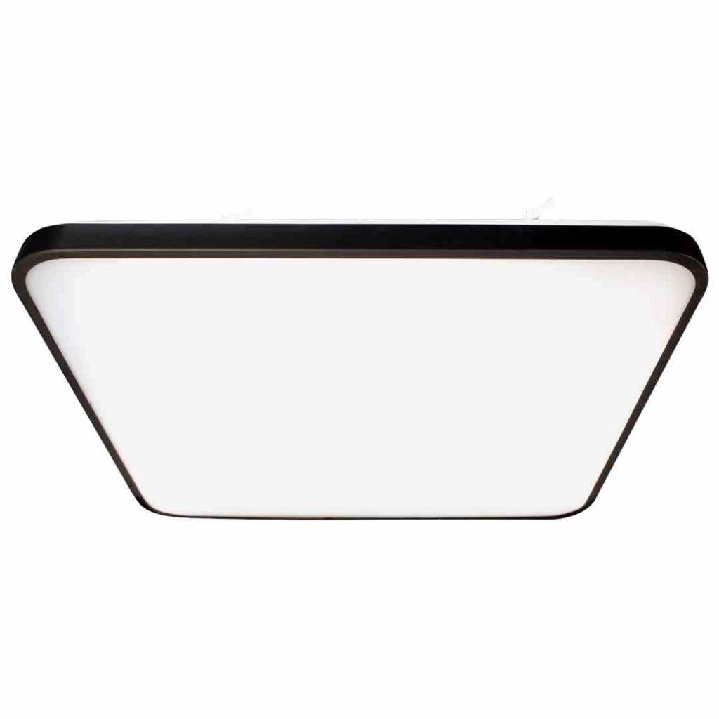 Plafoniera LED Milagro Fabio quadrata 47cm 35W nera