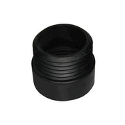 PROLUNGA WC DIRITTA IN GOMMA NERA- D. Est. 110 mm - Int. 95 mm- G.M.P- pezzi 1