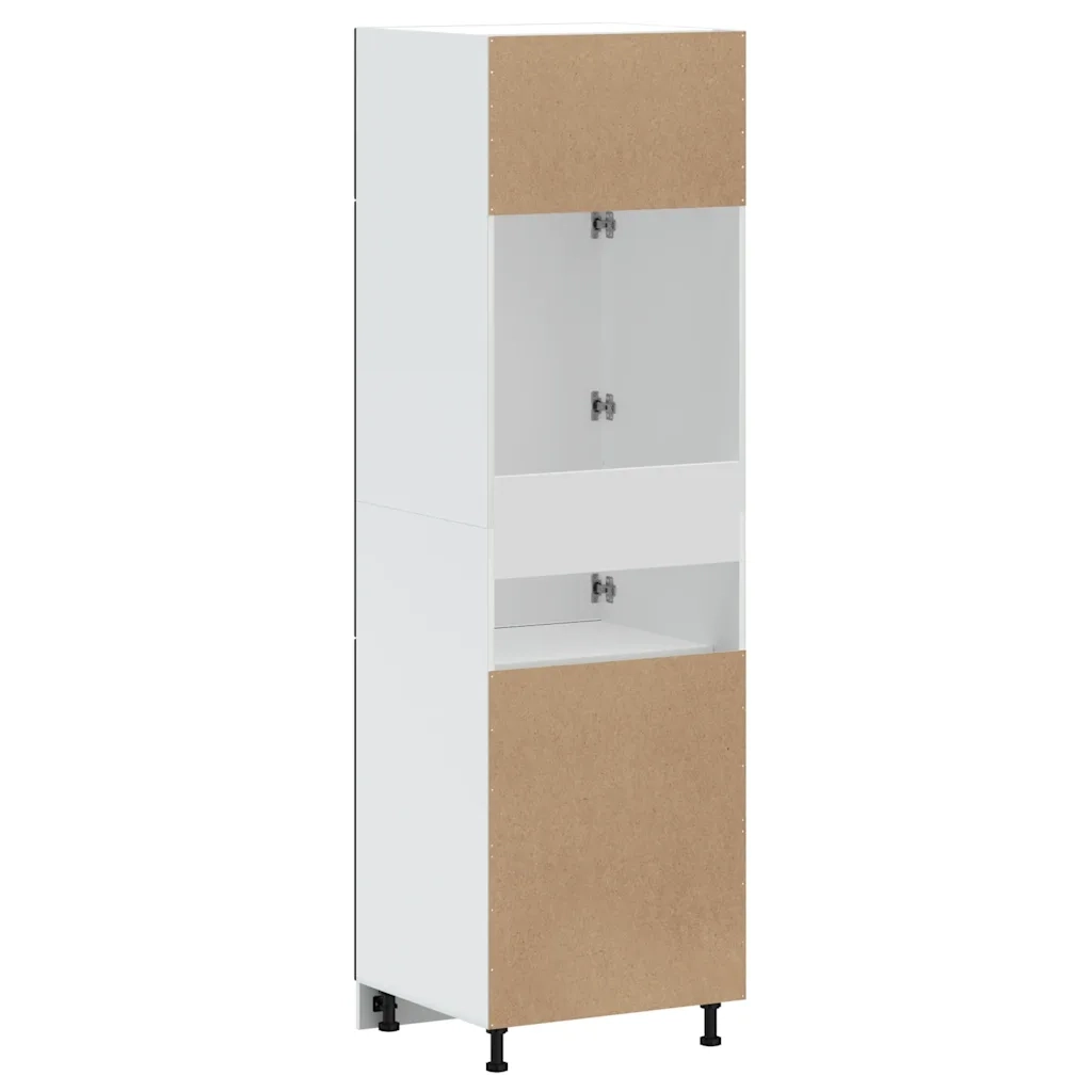 Armadio da Cucina Kalmar Nero in Legno Multistrato 853628