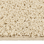 Tappeto Shaggy Crema 140x200 cm Antiscivolo 340389