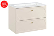Set mobili bagno 80 cm con lavabo per mobile FLY Donna Sand 80 cm