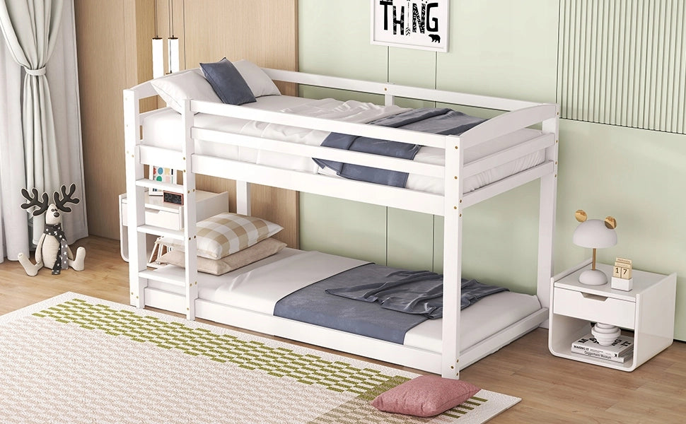 Letto a castello per bambini - Xylo - 90x200 - Bianco