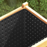 Foglio di drenaggio stampato 2 pcs Nero 1 x 20 m HDPE 42019916