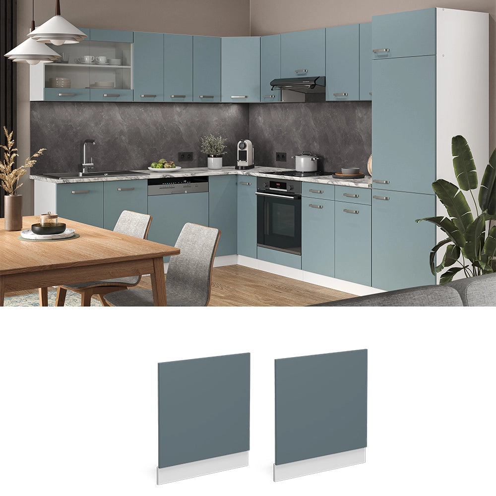 Vicco Pannello frontale Grigio-blu 60 cm PL Marmo
