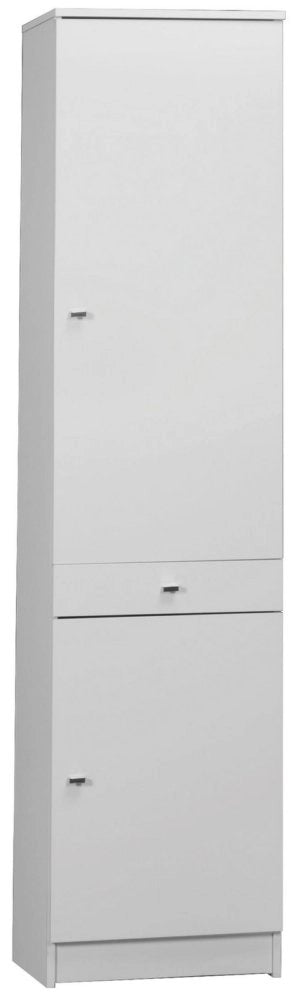 1pz mobile bianco laccato 2 ante + 1 cassetto cm 46x34x183h 452tl cod:ferx.95731