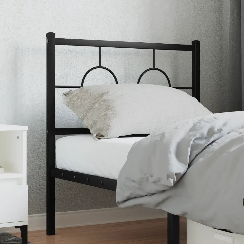 Testiera di Ricambio in Metallo Nero 75 cm 376252