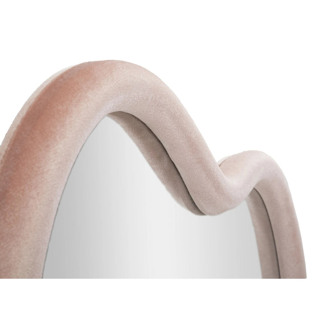 Specchio con Cornice Cloud, Rosa, MDF, 90x4x60 cm