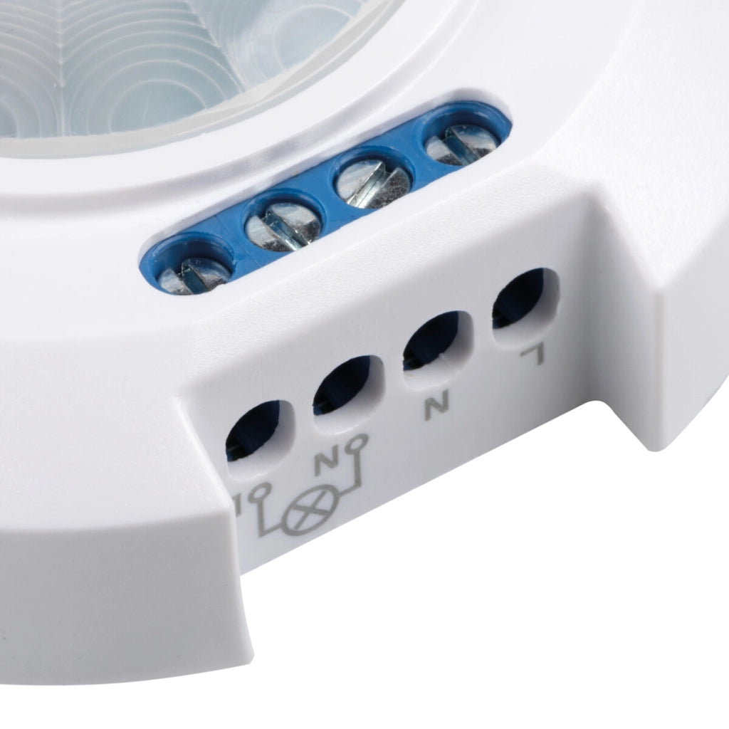Sensore movimento PIR 360° bianco Kanlux ZONA MINI 37364