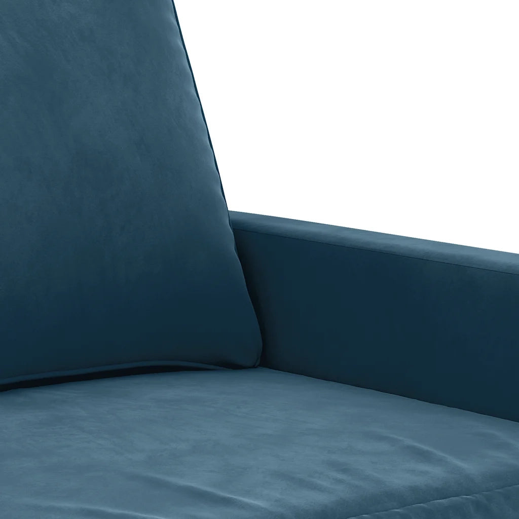 Poltrona Blu 60 cm Velluto 359188
