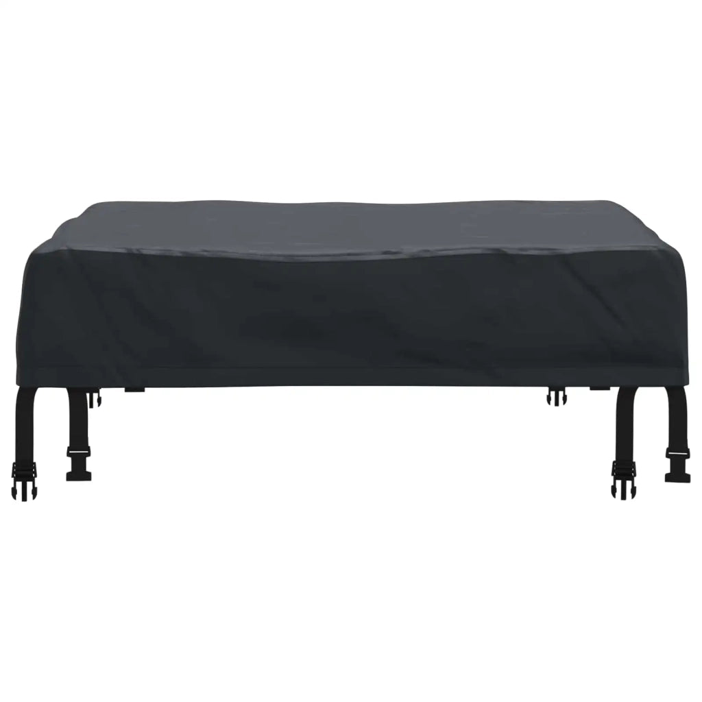 Copertura Tavolo Tinta unita Nero 62 x 62 x 15 cm Tessuto 4106071