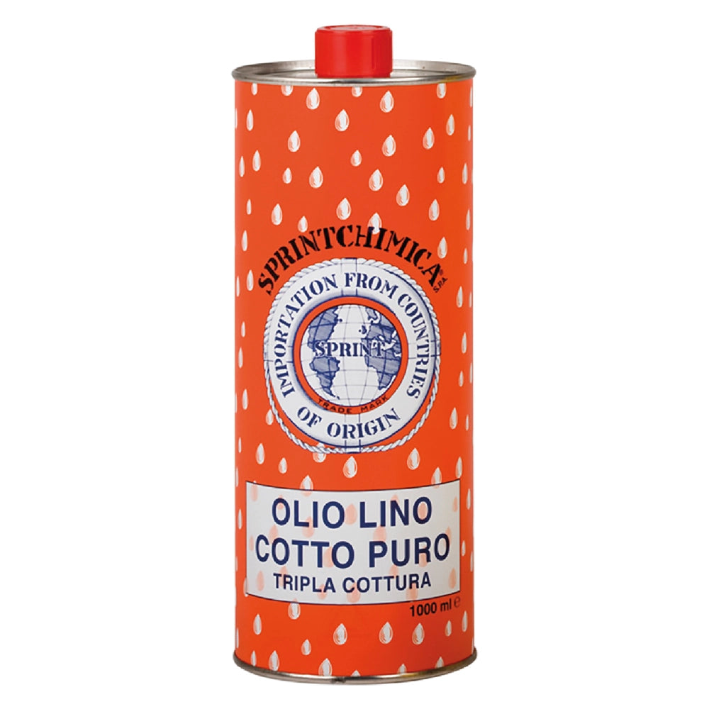 12pz olio di lino cotto lt. 1 cod:ferx.902480nlm