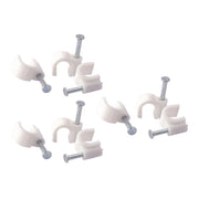 SET 50 GRAFFETTE TONDE CAVI 7-8MM CON CHIODO