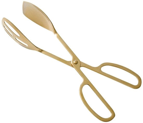 Tang per servire cibi 25,5 cm - Tavola per servire in acciaio inossidabile - Clip per barbecue - Tavola per servire RVS - Duurzaam - Facile da pulire in modo igienico