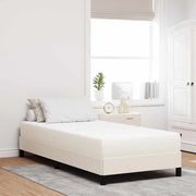 Materasso-Materasso per letto Crema 90 x 200 cm Tessuto