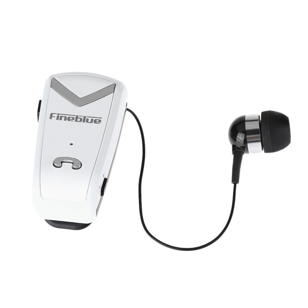 Trade Shop - Cuffia Retraibile Auricolare Bluetooth Universale Fineblue F-v2 Per Smartphone -