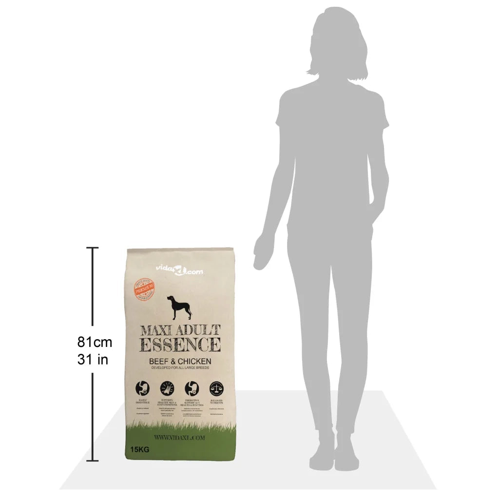 Cibo Premium Cani Maxi Adult Essence Beef & Chicken 2 pz 30kg CFW6811854