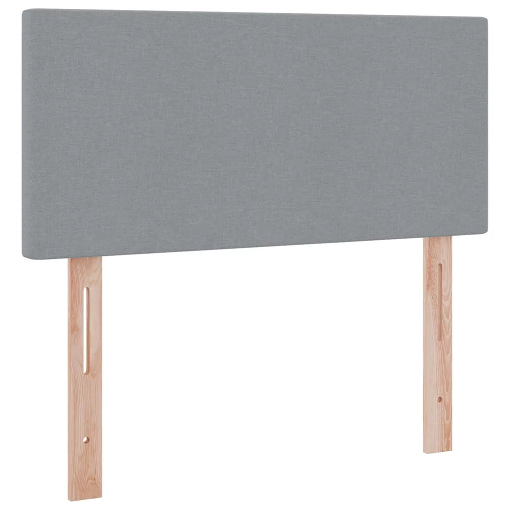 Letto con contenitore e materasso Grigio chiaro 100 x 200 cm 3370425