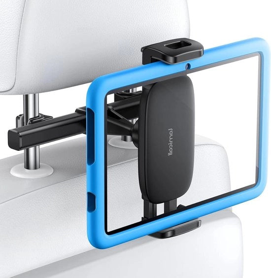 Sostegno Tablet Universale 360° Rottore - 4”~13” - Auto - Montaggio su Sedile Posteriore - Nero