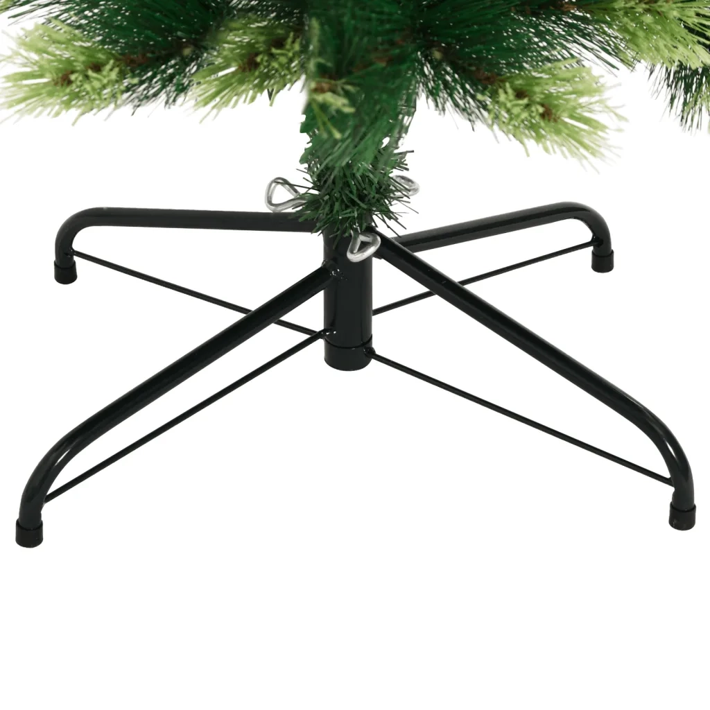 Albero di Natale Artificiale Incernierato con Base 180 cm 356738