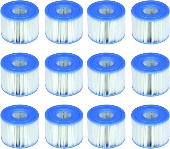 Caricatori per Piscina Easy Set Type S1 (12 filtri) - 2 pezzi blu - Filtri Extra