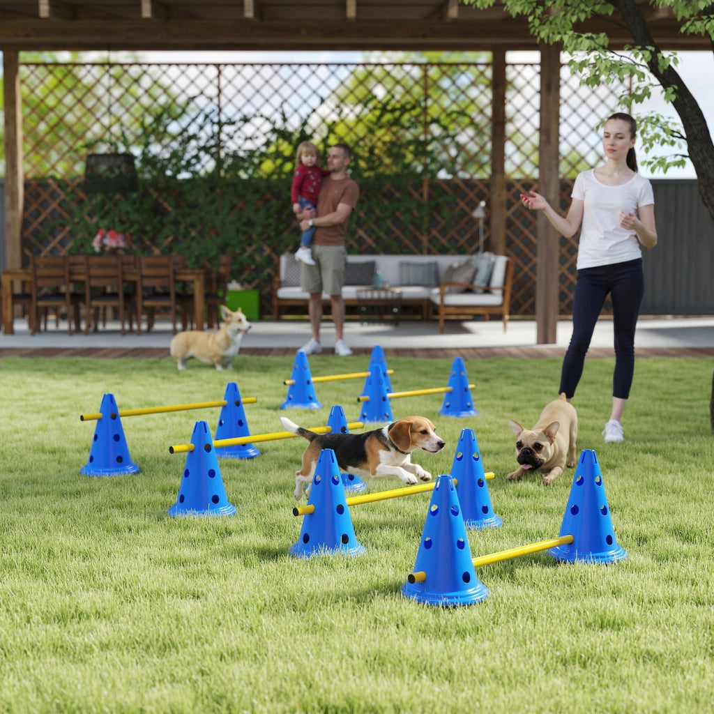 Set Agility per Cani ¨C zephmum ¨C 6 Hurdle 12 Coni Bag