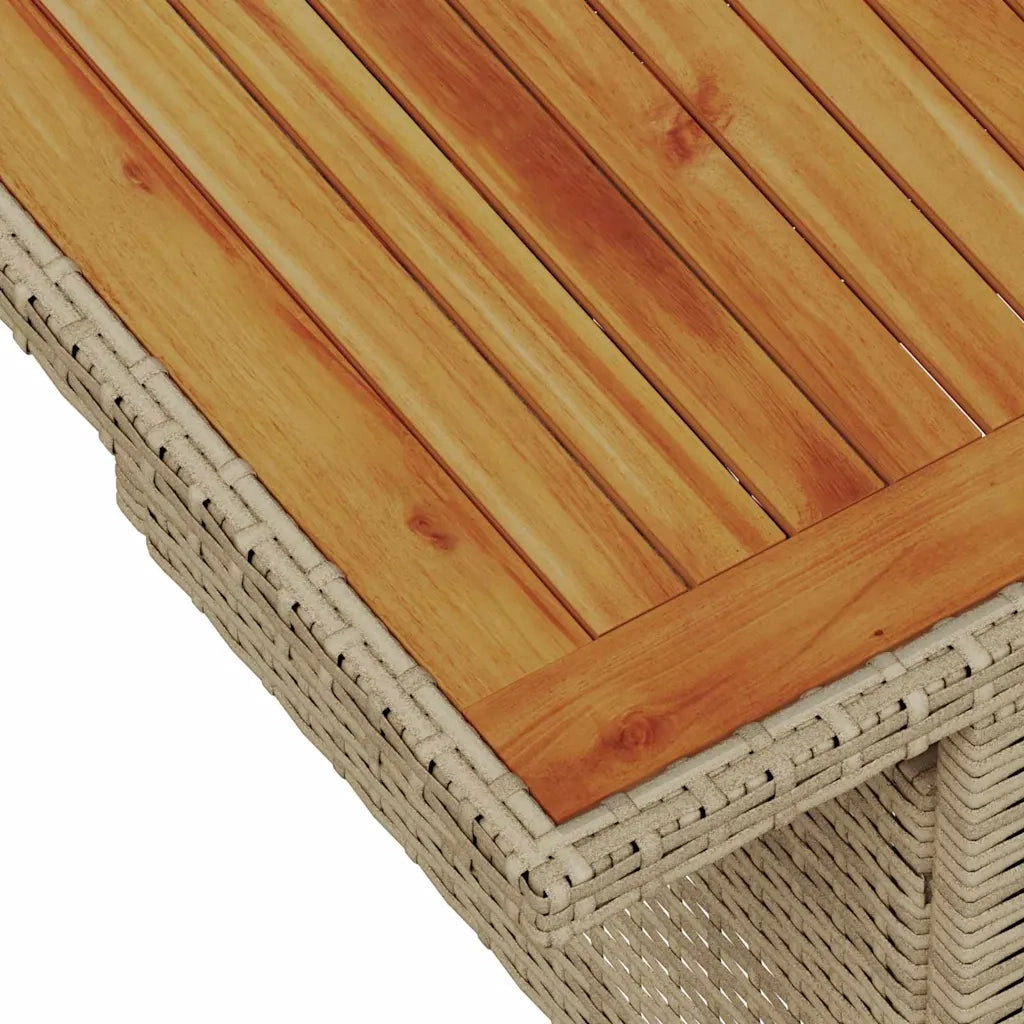 Set Divano da Giardino 9 pcs Beige Poly Rattan 3358834
