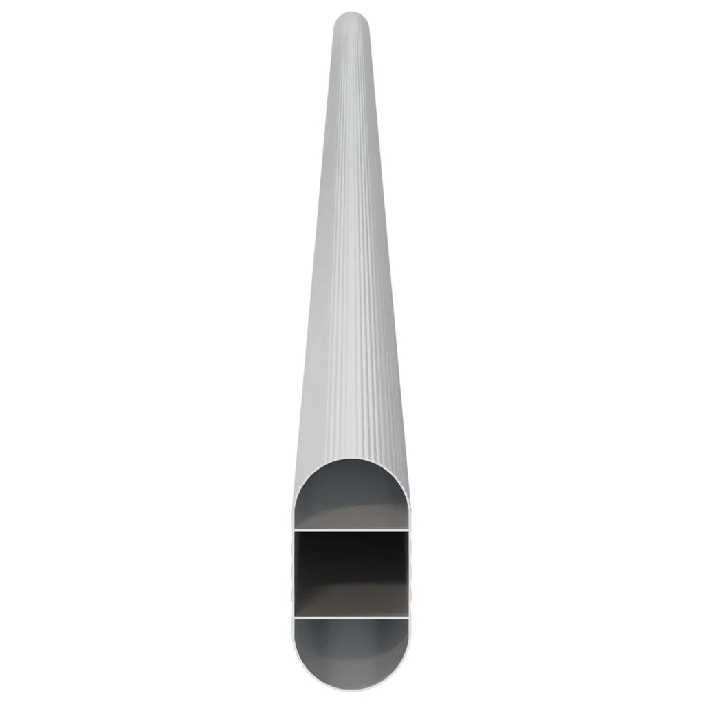 Asta per armadio 12 pcs Argento 664 x 15 x 29 mm 864890