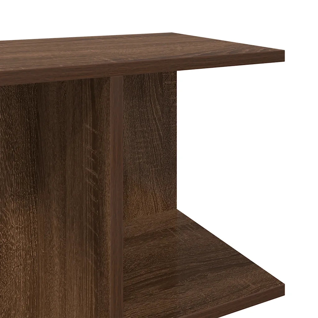 Comodino Rovere Marrone 40,5x31x60 cm in Legno Multistrato 858662