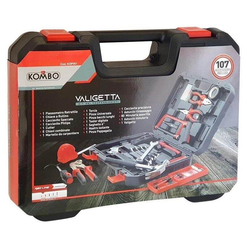 KOMBO VALIGETTA KIT DEI PROFESSIONISTI 107 PEZZI