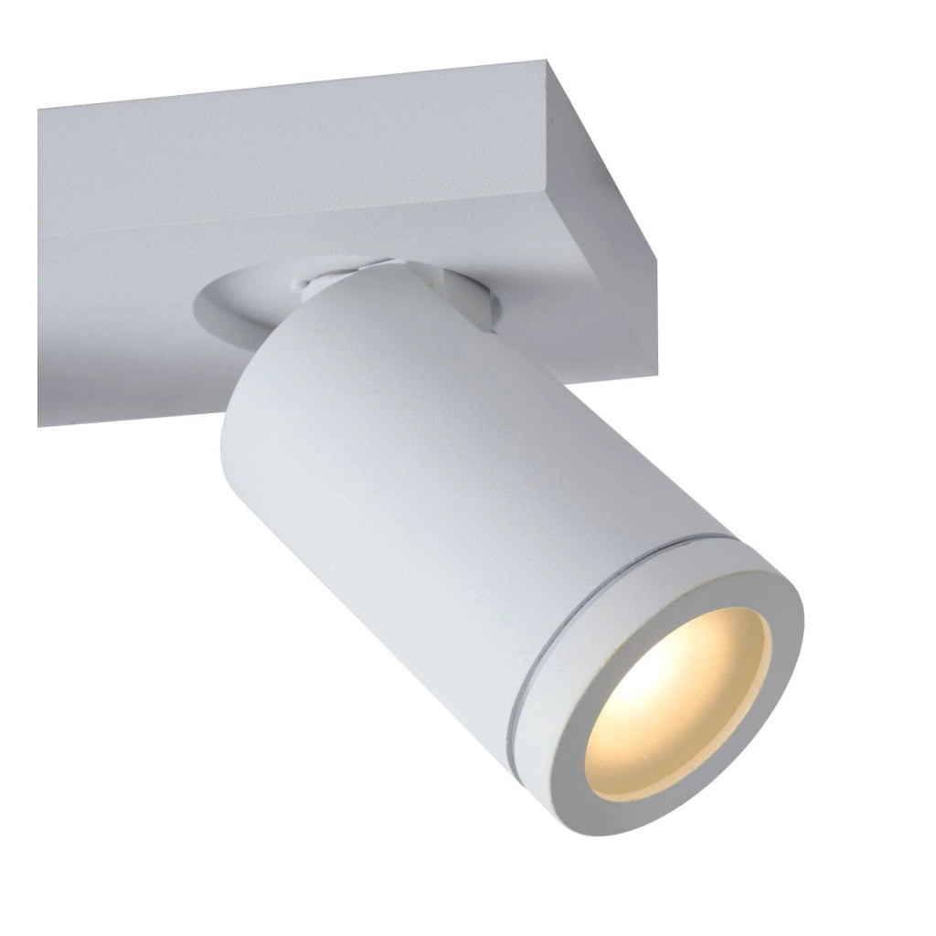 Plafoniera Lucide Taylor bianca 2xGU10 5W dimmer IP44