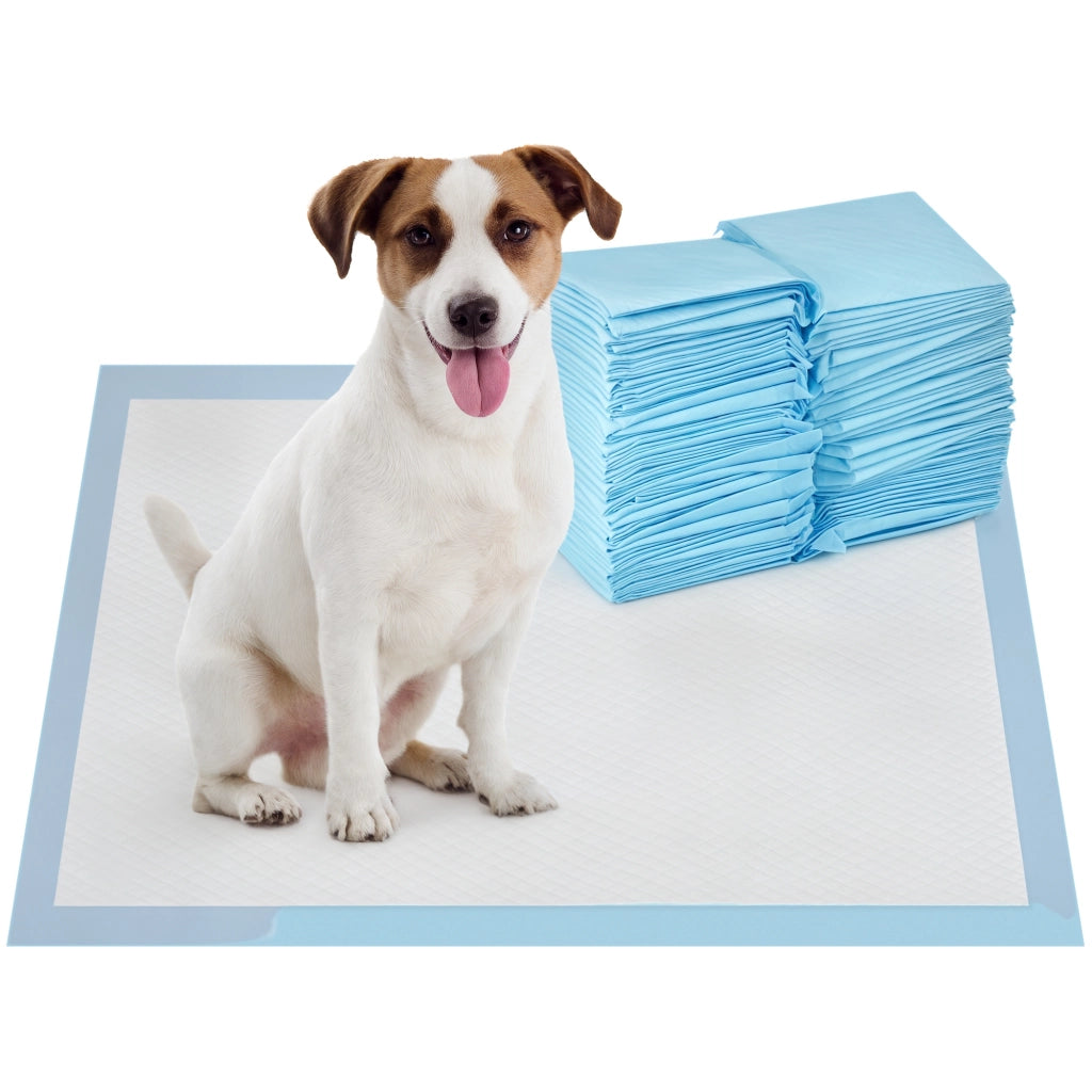 Tappetini Igienici per Cani ¨C zephmum ¨C 45x60 cm, Blu e Bianco, 100 Pezzi