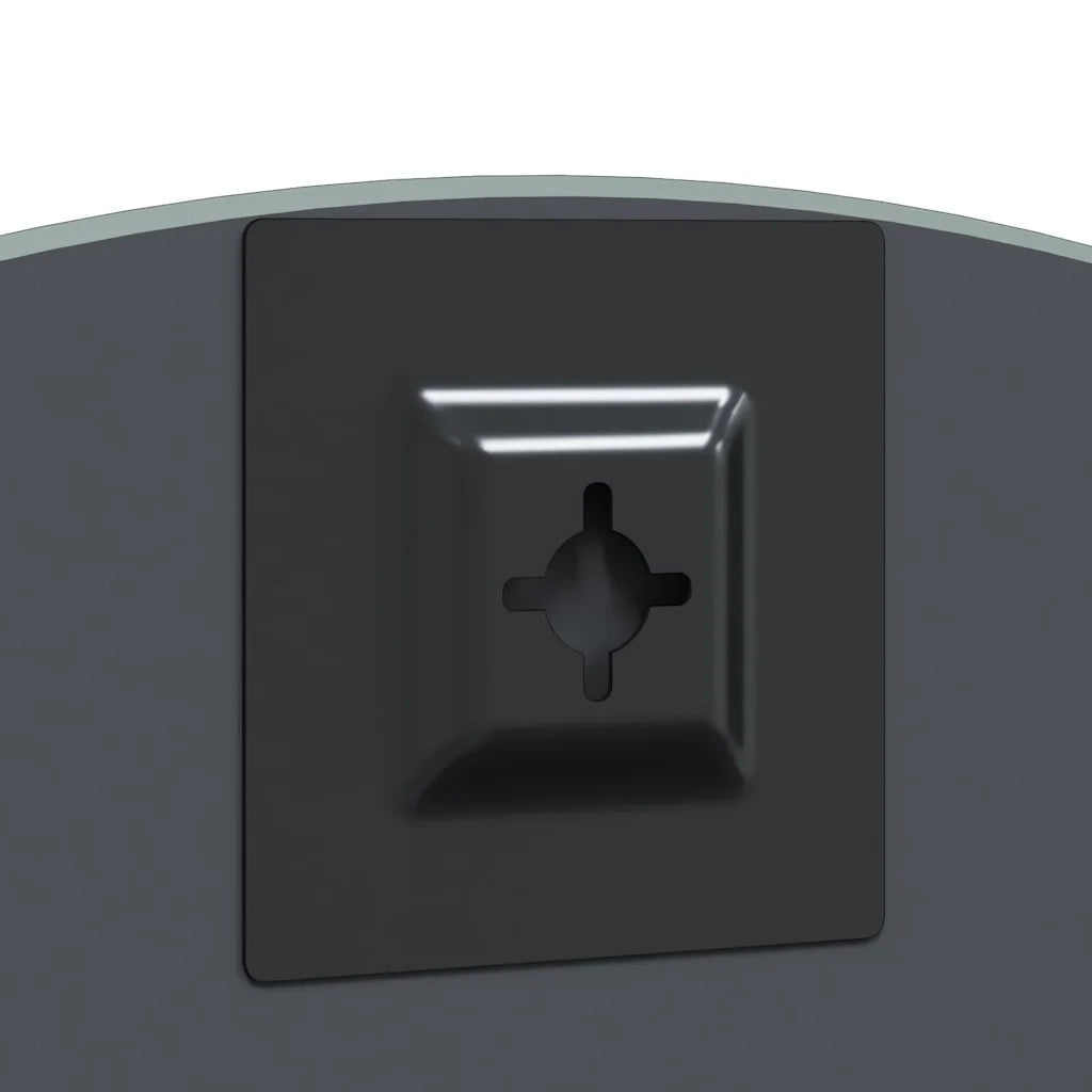 Specchio da parete Rotondo Ø 70 cm vetro temperato 42023016