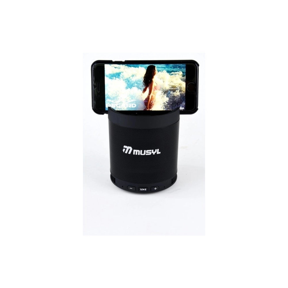 Trade Shop - Speaker Cassa Bluetooth Mp3 Vivavoce Led Microsd Usb Tf Radio Fm Mu-q3 -