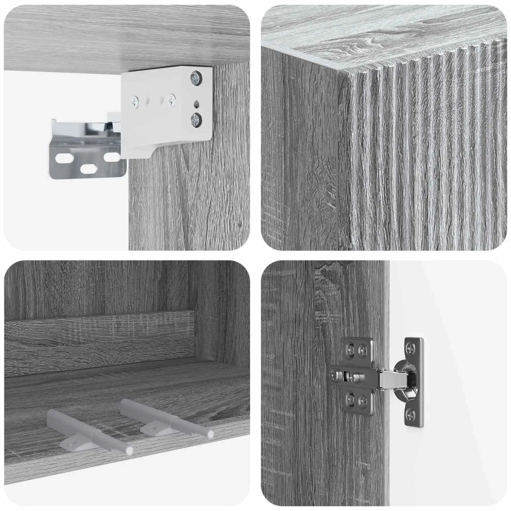 Mobiletto a muro 59 x 31 x 60 cm Legno ingegnerizzato 898411