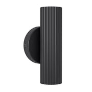 Applique Moderna Portillo Alluminio Nero 2 Luci Gu10 Ip20