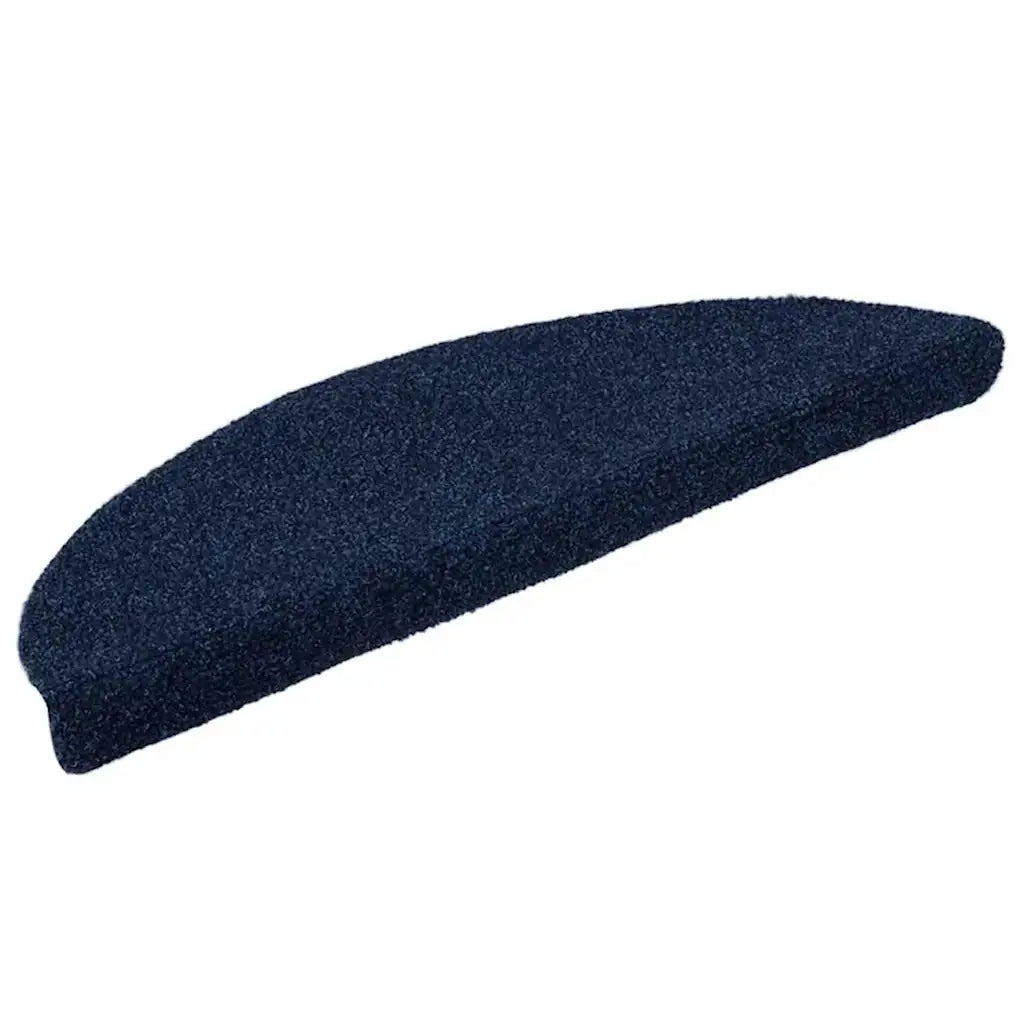 Tappetini per scale autoadesivi 20 pz 56x17x3 cm blu navy semicircolari 3365677