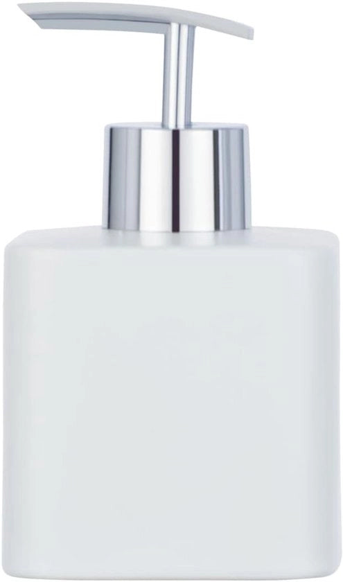 Dispensatore di sapone - ceramica - 0,29 l - bianco - 7,5 x 13 x 8,5 cm
