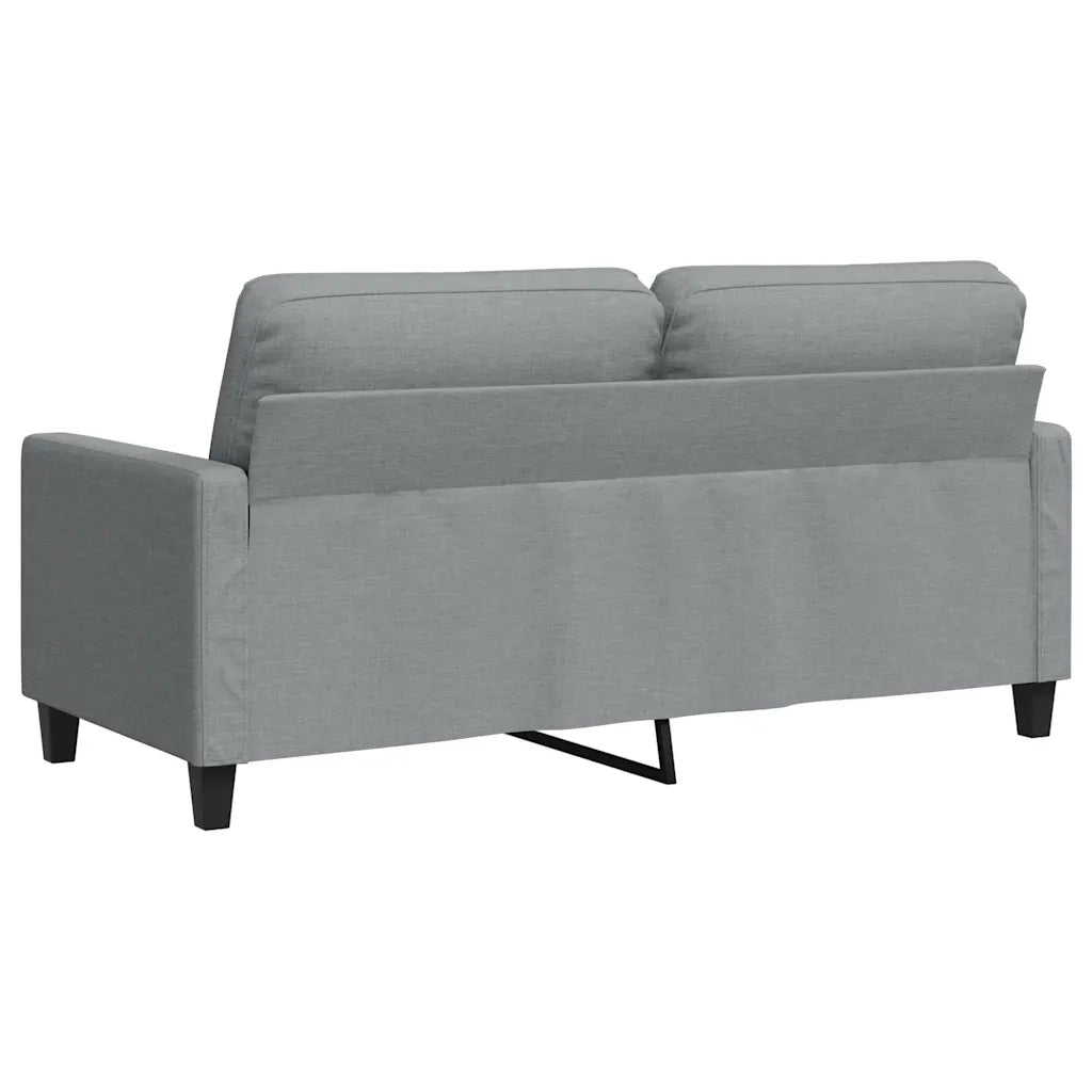 Divano a 2 Posti-Sofa 2 Posti Grigio Chiaro 140 cm in Tessuto 929860