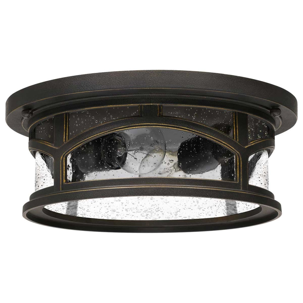 Plafoniera esterna Quoizel Marblehead bronzo E27 2x60W IP44