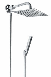 Set doccia con deviatore a pressione, braccio cm 40