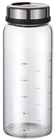 Dispensatore di erbe 300ml - Shaker a rotazione - Dispensatore senza residui - Tappo chiuso - Doppia misura per spezie - Design elegante - Dispensatore di olio
