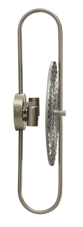 LAMPADA DA MURO SILVERY CM 28X15X54