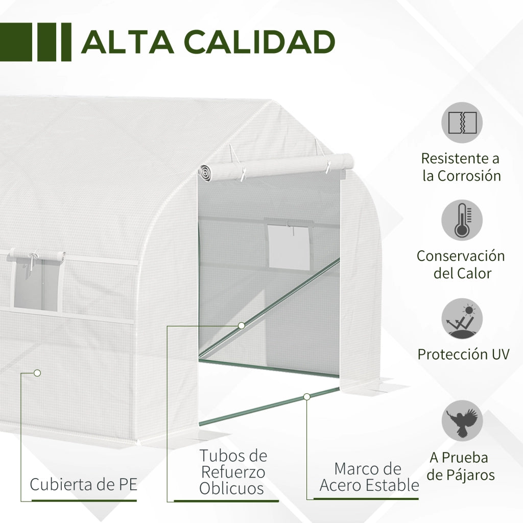 Casetta da Giardino ¨C Minimal ¨C Bianco 6x3x2 m